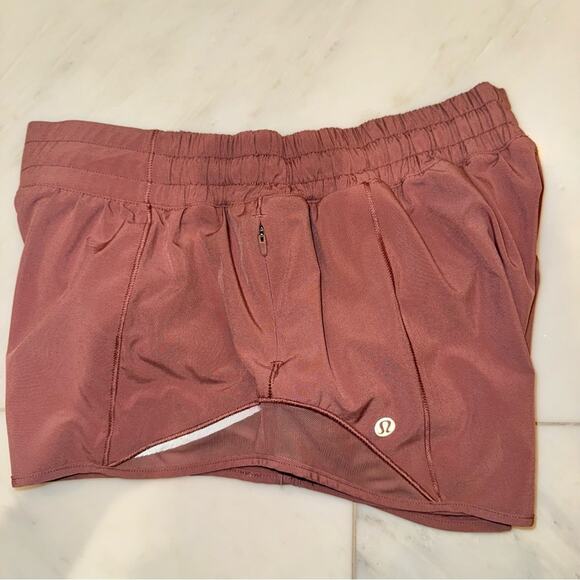 Lululemon Hotty Hot Short II *2.5" Quicksand Pink Purple Mauve  8 - Picture 9 of 11